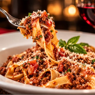 Lamb Bolognese Tagliatelle